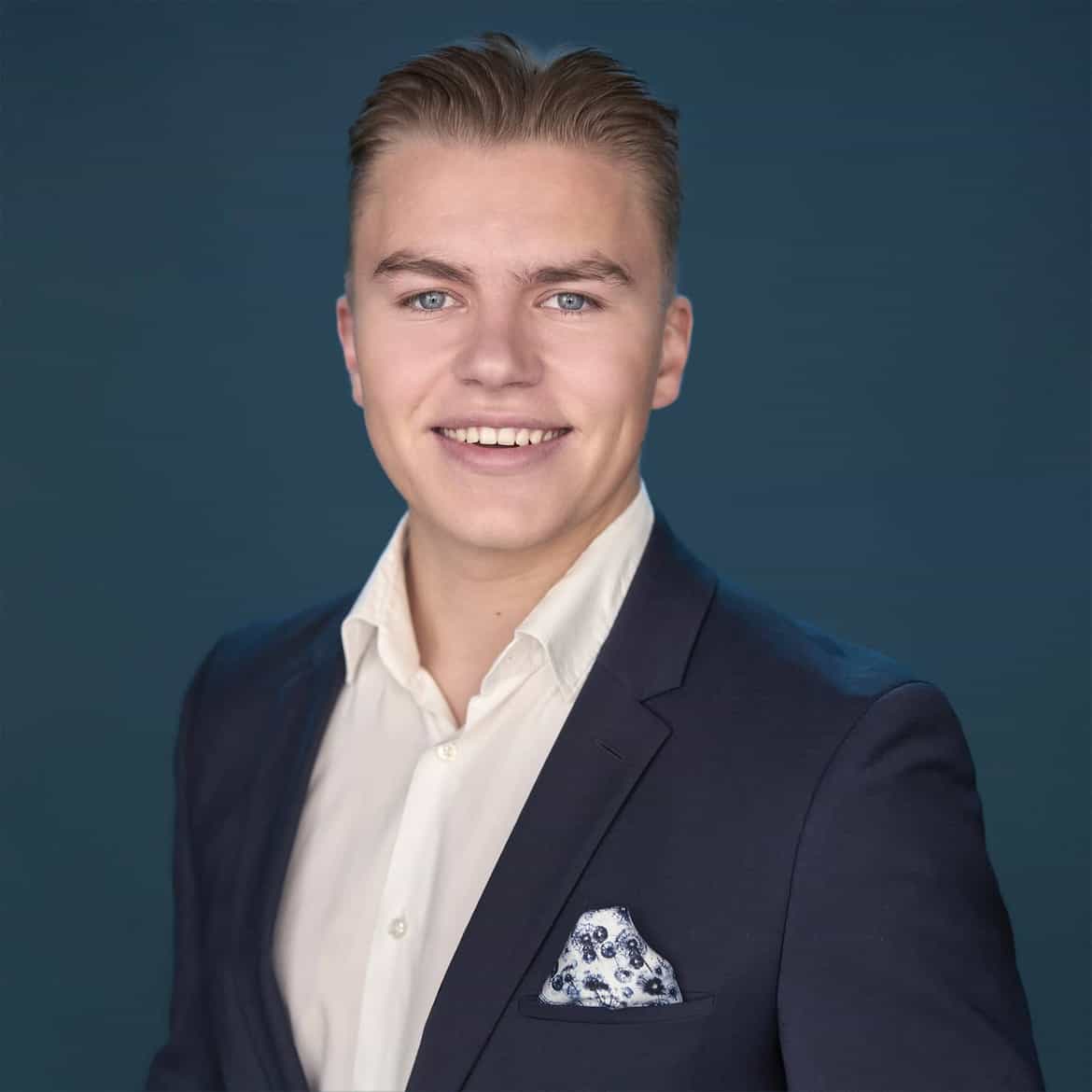 Portrettbilde av Ludvik Mikkelborg Jensen