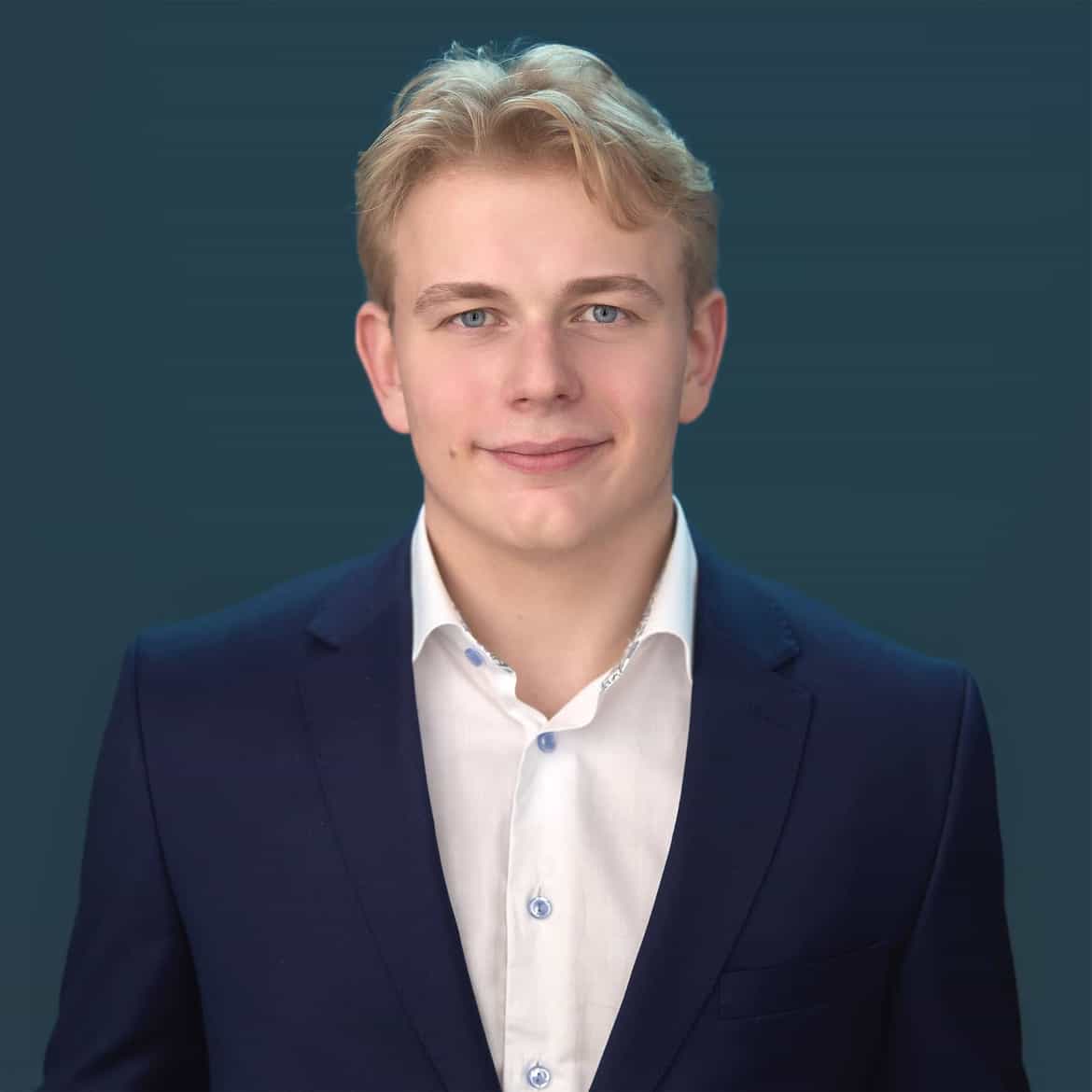Portrettbilde av Marius Bastiansen