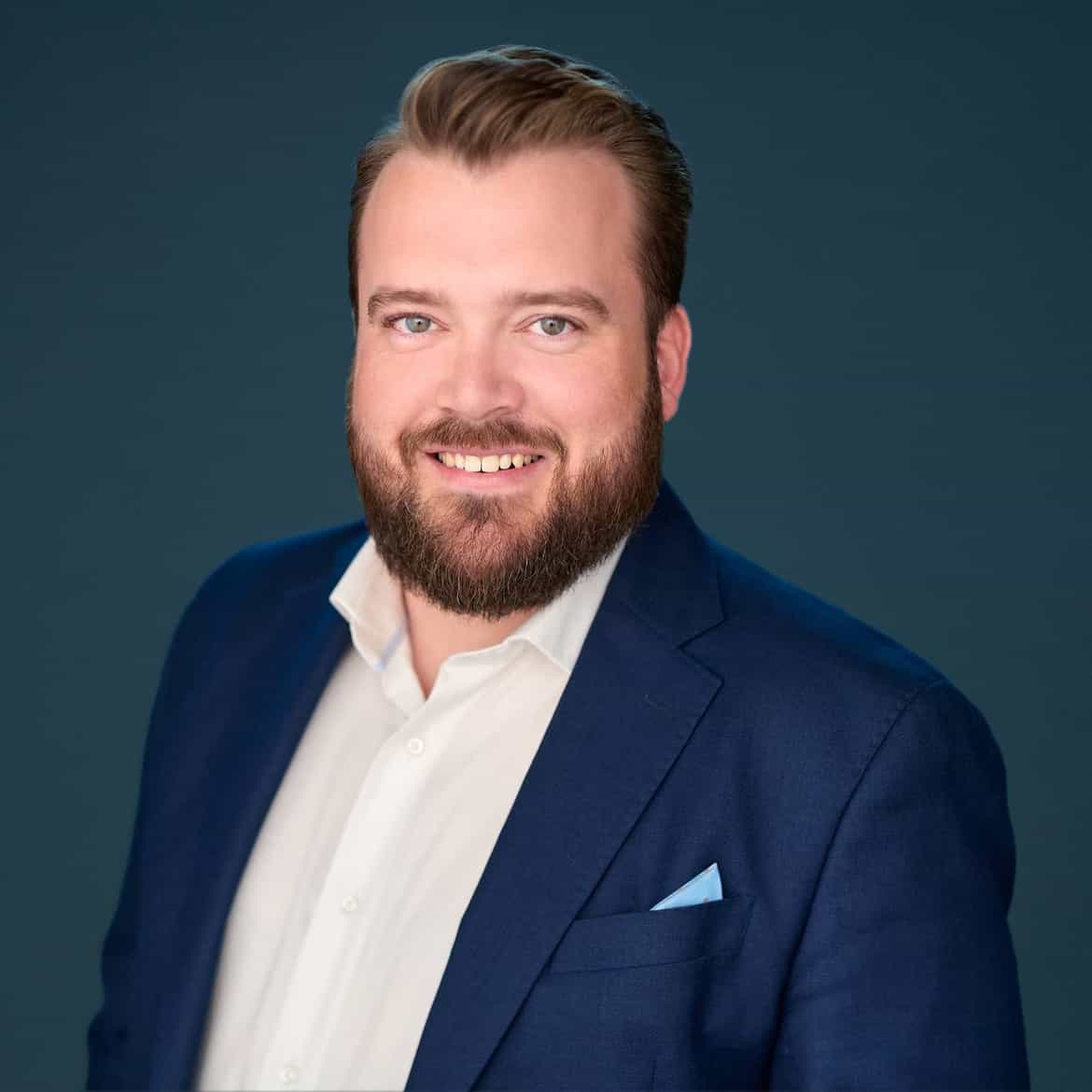 Portrettbilde av Marius Enevoldsen