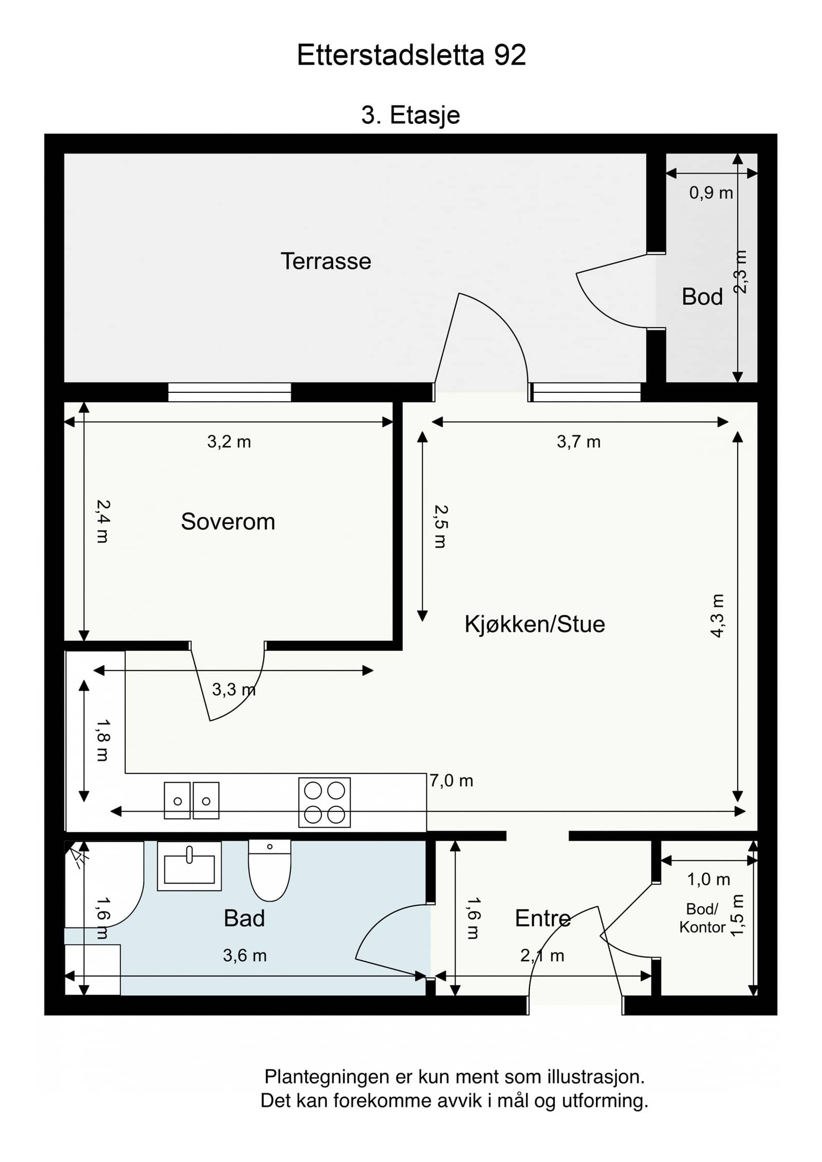 Etterstadsletta 92, OSLO